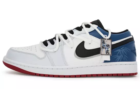 Jordan Air Jordan 1 винтажные баскетбольные кроссовки мужские, Blue/White