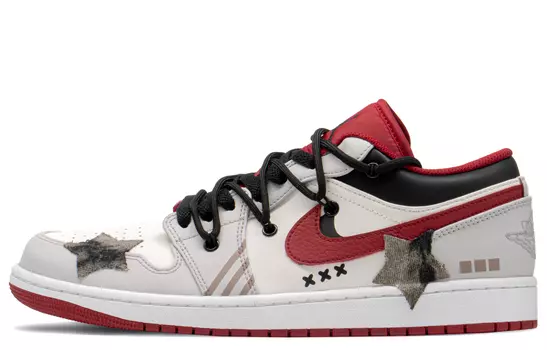 Кроссовки Air Jordan 1 Vintage, красный/хаки