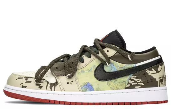 Jordan Air Jordan 1 винтажные баскетбольные кроссовки мужские, Dark Green