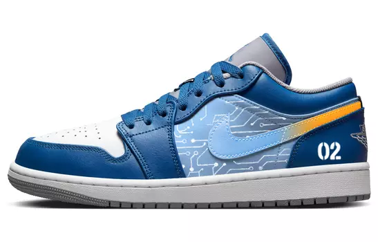 Jordan Air Jordan 1 винтажные баскетбольные кроссовки мужские, Blue