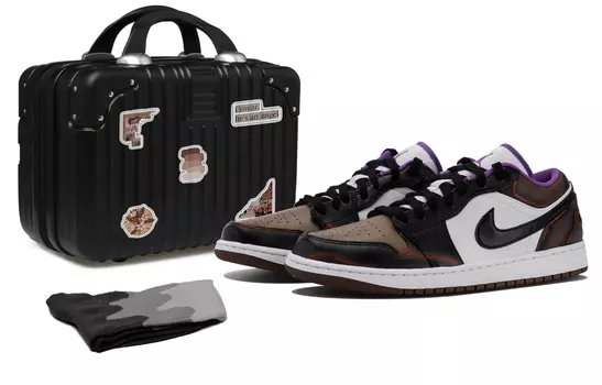 Jordan Air Jordan 1 винтажные баскетбольные кроссовки мужские, Black