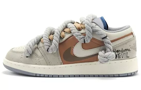 Кроссовки Vintage Jordan Air Jordan 1, бежевый
