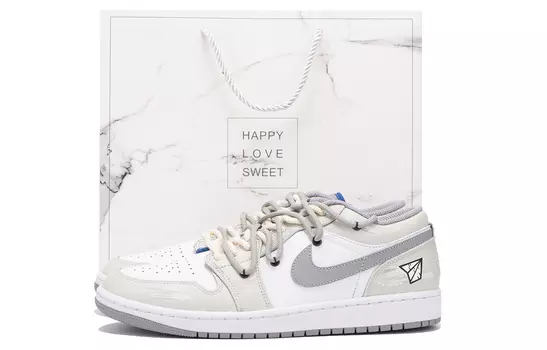 Jordan Air Jordan 1 винтажные баскетбольные кроссовки мужские, Light Gray