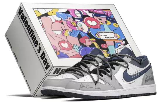 Jordan Air Jordan 1 винтажные баскетбольные кроссовки мужские, Gray