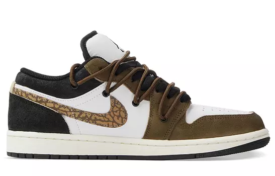 Jordan Air Jordan 1 винтажные баскетбольные кроссовки мужские, Brown and White