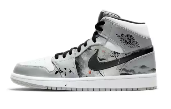 Jordan Air Jordan 1 винтажные баскетбольные кроссовки мужские, Gray