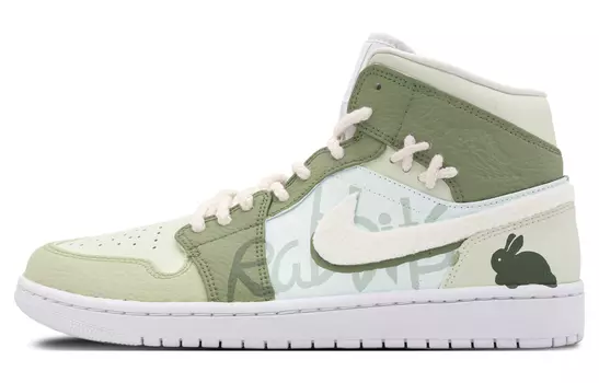 Jordan Air Jordan 1 винтажные баскетбольные кроссовки мужские, Green