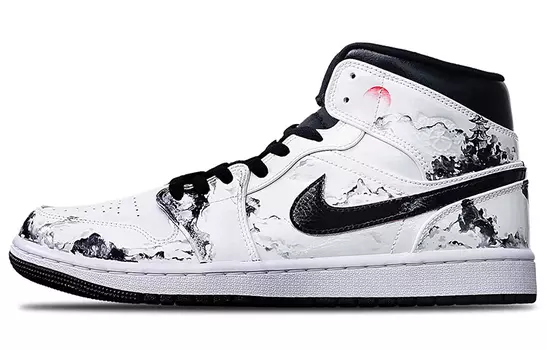 Кроссовки Vintage Jordan Air Jordan 1, белый/черный
