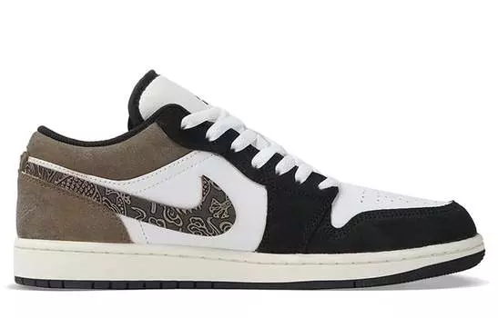 Jordan Air Jordan 1 винтажные баскетбольные кроссовки мужские, Hemp/Black/Summit White/Hemp