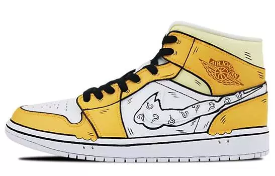 Кроссовки Vintage Jordan Air Jordan 1, желтый