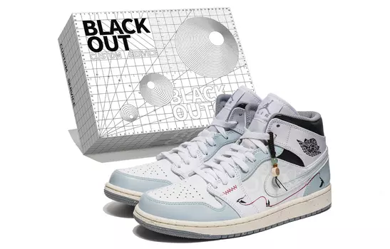 Кроссовки Jordan Air Jordan 1, серый/белый