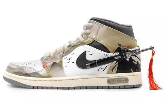 Кроссовки Vintage Jordan Air Jordan 1, коричневый/черный
