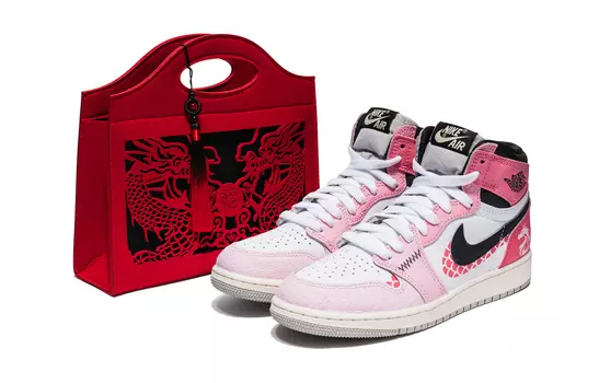 Jordan Air Jordan 1 винтажные баскетбольные кроссовки мужские, Pink