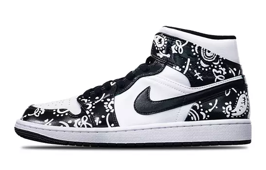 Кроссовки Vintage Jordan Air Jordan 1, белый/черный