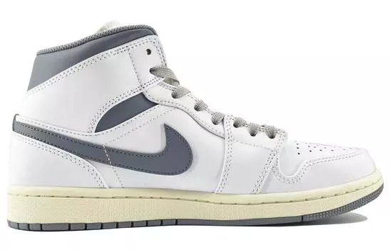 Кроссовки Air Jordan 1 Vintage Basketball Shoes Men High-Top Gray
