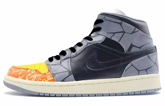 Jordan Air Jordan 1 винтажные баскетбольные кроссовки мужские, Orange