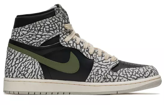 Кроссовки Vintage Jordan Air Jordan 1, белый/черный