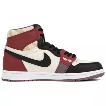 Кроссовки Air JORDAN 1 Vintage Basketball Shoes Men High-Top Black Red