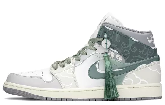 Jordan Air Jordan 1 винтажные баскетбольные кроссовки мужские, Bluish White