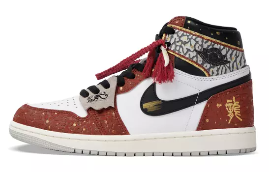 Jordan Air Jordan 1 винтажные баскетбольные кроссовки мужские, Red and White