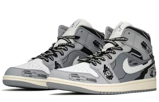 Кроссовки Vintage Jordan Air Jordan 1, серый