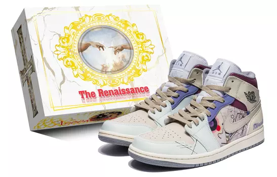 Jordan Air Jordan 1 винтажные баскетбольные кроссовки мужские, Beige