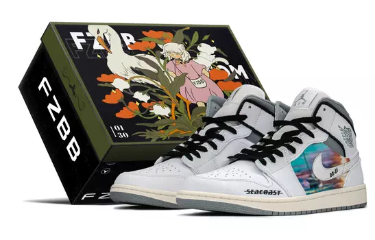 Кроссовки Vintage Jordan Air Jordan 1, мультиколор