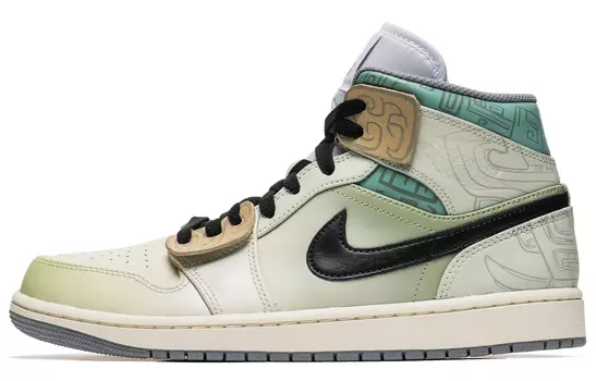 Кроссовки Jordan Air Jordan 1, зеленый