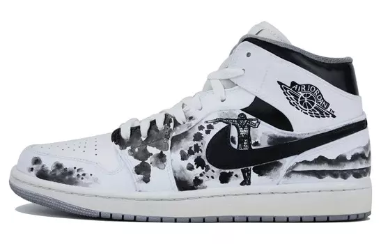 Jordan Air Jordan 1 винтажные баскетбольные кроссовки мужские, Black