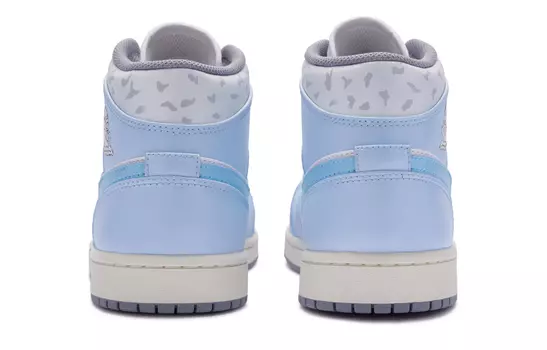 Кроссовки Air JORDAN 1 Vintage Basketball Shoes Men High-Top Blue White/Gray