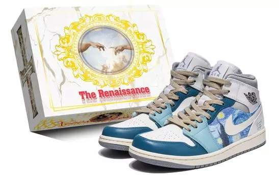 Jordan Air Jordan 1 винтажные баскетбольные кроссовки мужские, Sky Blue