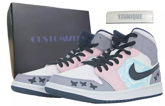 Jordan Air Jordan 1 винтажные баскетбольные кроссовки мужские, Charcoal