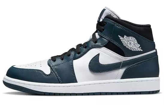 Кроссовки Vintage Jordan Air Jordan 1, белый/темно-синий