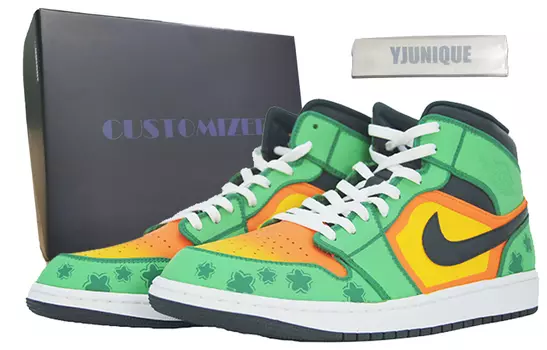 Jordan Air Jordan 1 винтажные баскетбольные кроссовки мужские, green