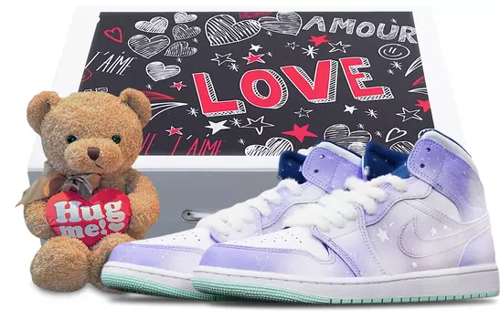 Кроссовки Air Jordan 1 Vintage Basketball Shoes Men Mid-Top White