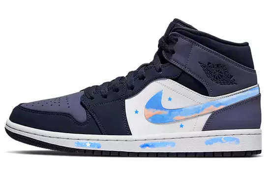 Jordan Air Jordan 1 винтажные баскетбольные кроссовки мужские, Purple