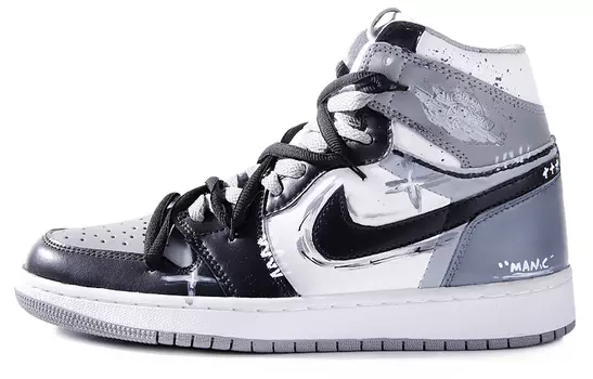 Jordan Air Jordan 1 винтажные баскетбольные кроссовки мужские, Gray