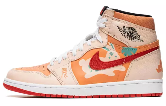 Кроссовки Vintage Jordan Air Jordan 1, оранжевый/красный