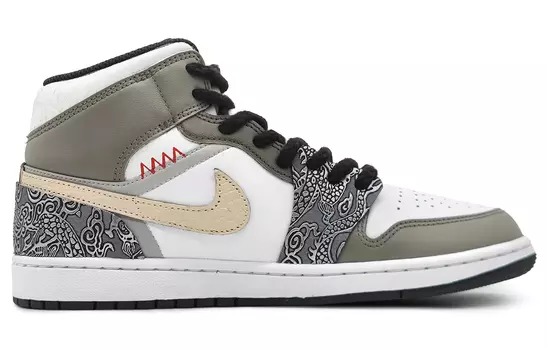 Jordan Air Jordan 1 винтажные баскетбольные кроссовки мужские, Olive