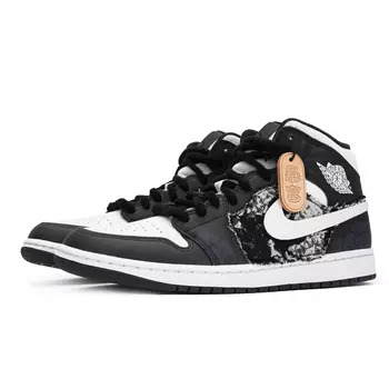 Кроссовки Vintage Jordan Air Jordan 1, черный/белый