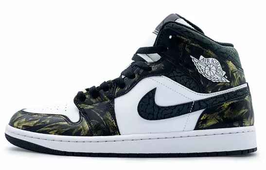 Jordan Air Jordan 1 винтажные баскетбольные кроссовки мужские, Black