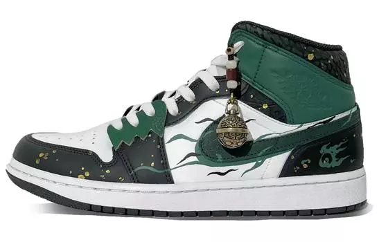 Кроссовки Air JORDAN 1 Vintage Basketball Shoes Men Mid-Top Black White