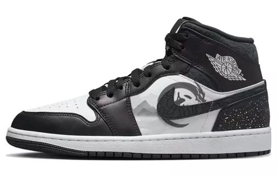 Jordan Air Jordan 1 винтажные баскетбольные кроссовки мужские, Black