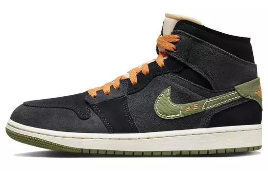 Jordan Air Jordan 1 винтажные баскетбольные кроссовки мужские, Dusty Green