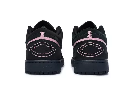 Jordan Air Jordan 1 винтажные баскетбольные кроссовки мужские, Black/Pink