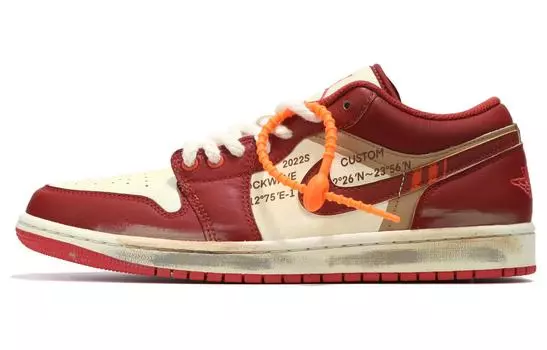 Jordan Air Jordan 1 винтажные баскетбольные кроссовки мужские, Red