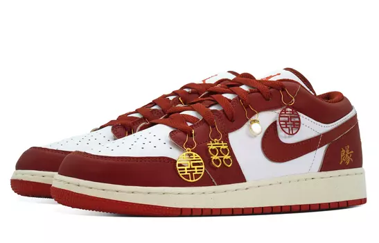 Jordan Air Jordan 1 винтажные баскетбольные кроссовки мужские, White/Red