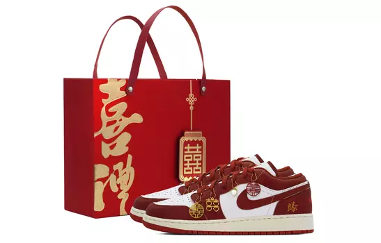 Jordan Air Jordan 1 винтажные баскетбольные кроссовки мужские, White/Red