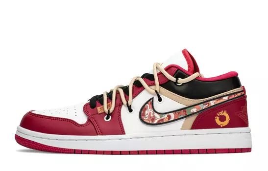 Jordan Air Jordan 1 винтажные баскетбольные кроссовки мужские, Red/Black