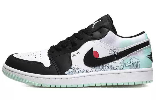 Кроссовки Vintage Jordan Air Jordan 1, черный/мятный